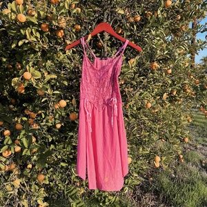 Avidlove Pink Lace Chemise